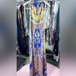 Flying Tomato Maxi Halter Dress Sz Small